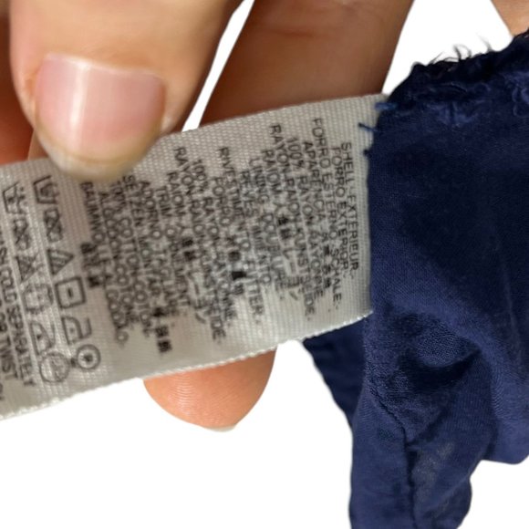 Free People Eyes On You Blue Floral Long Sleeve Tunic Mini Dress 4 - Picture 7 of 14